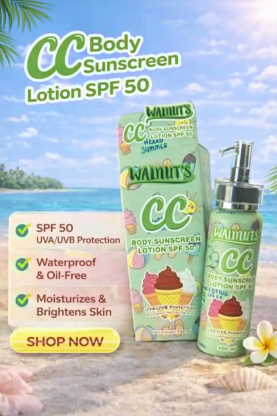 CC Body Sunscreen SPF 50