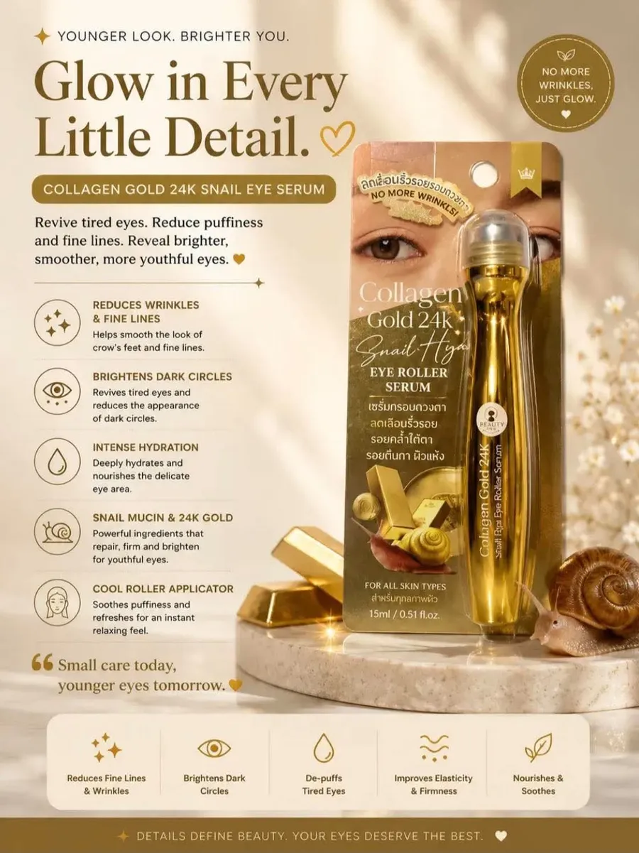 Gold Eye Roller Serum